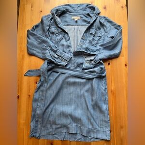 Banana Republic Long Sleeve Denim Dress